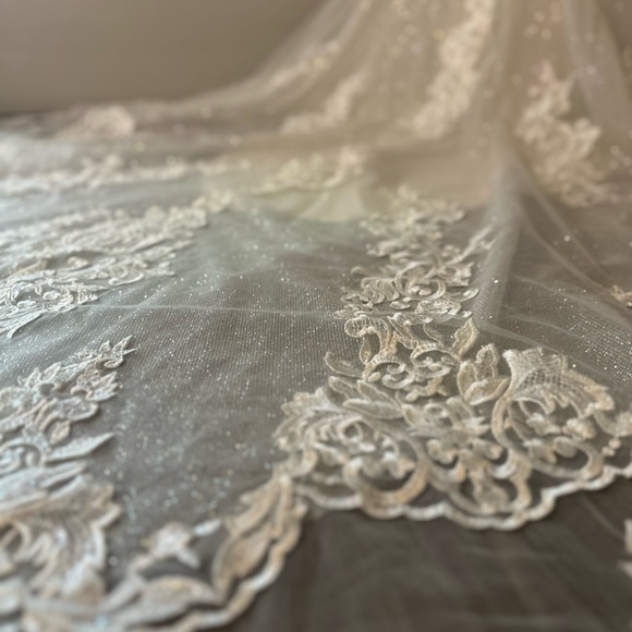 ✨Brand New Wedding Dress✨ Charlize by Alec Milano size 12 - Picture 5 of 10